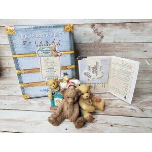 Cherished Teddies Enesco 1999 “Heather and Friends” #662038 Figurine with Box